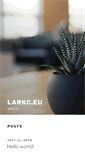 Mobile Screenshot of larkc.eu